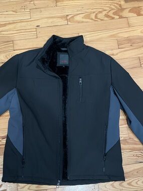 Tumi Black & Grey Performance Softshell Jacket